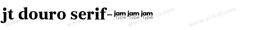 jt douro serif字体转换